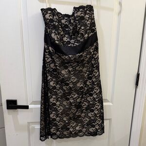 White House Black Market Black Lace Dress